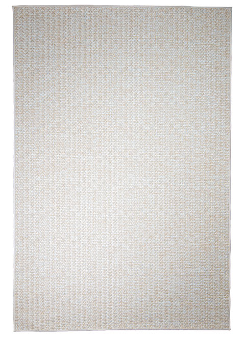 Tapete Tejido Beige con Trama de Nudo Menudo