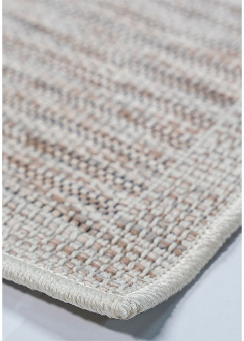 Tapete Texturizado Beige con Marco de Punto