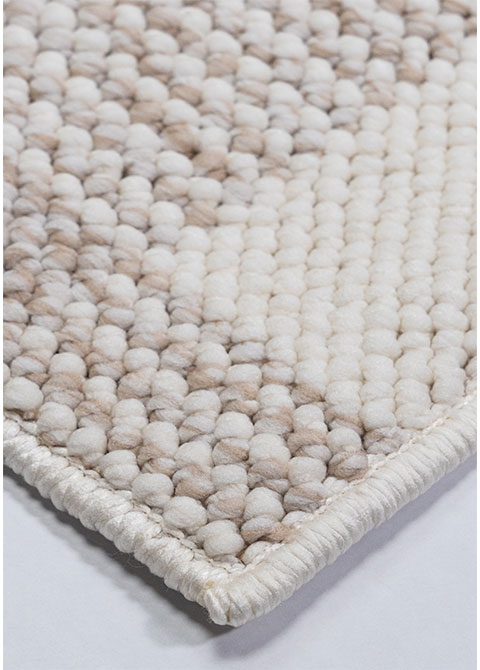 Tapete Geométrico Beige con Damero de Cuadros