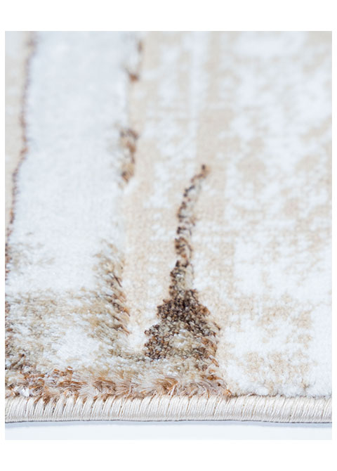 Tapete Abstracto Beige con Estratos Difuminados