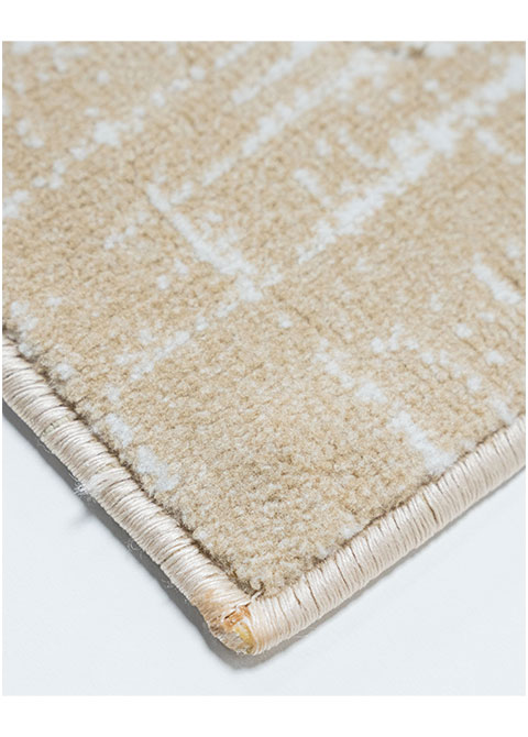 Tapete Abstracto Beige con Rombos de Mármol