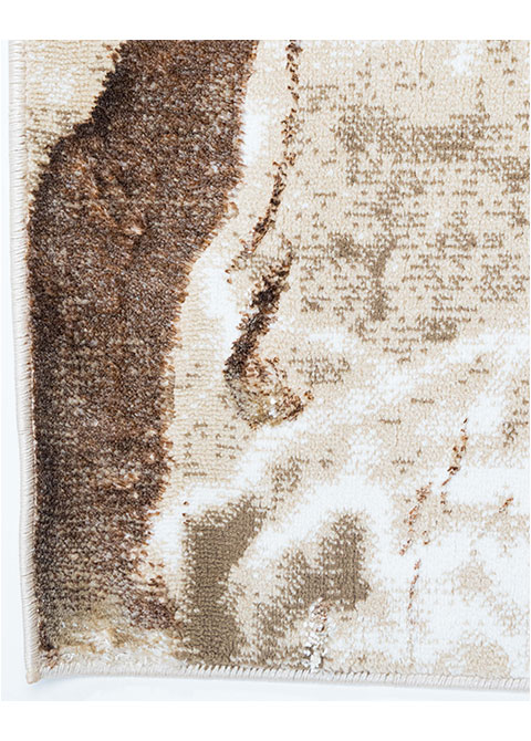 Tapete Abstracto Marfil con Mármol Arremolinado