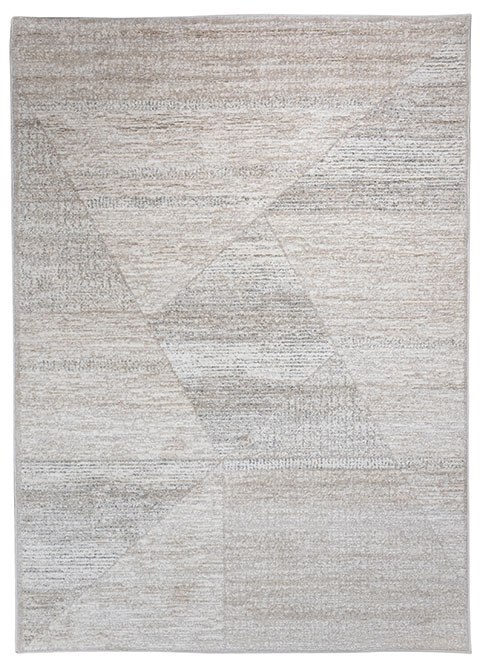Tapete Geométrico Beige con Triángulos Difuminados