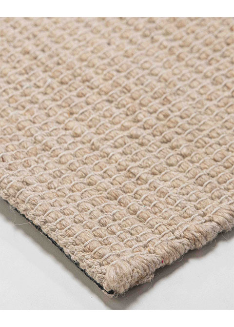 Tapete Texturizado Beige con Punto de Arroz