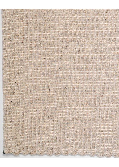 Tapete Texturizado Beige con Punto de Arroz
