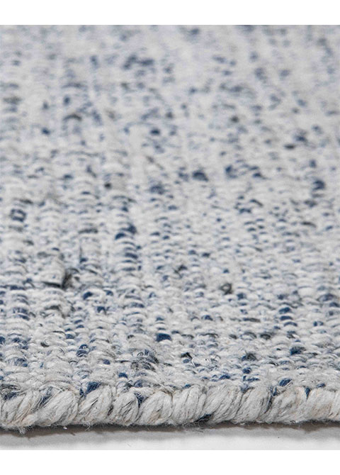 Tapete Texturizado Azul con Punto Moteado en Blanco