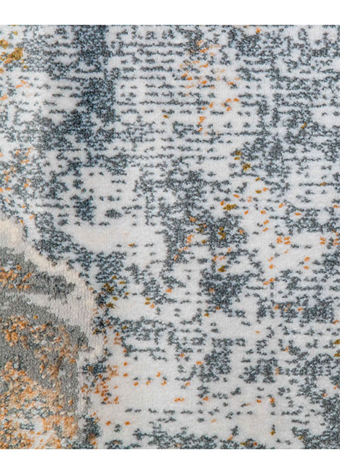 Tapete Abstracto Gris con Corteza Veteada en Oro - Vista alternativa