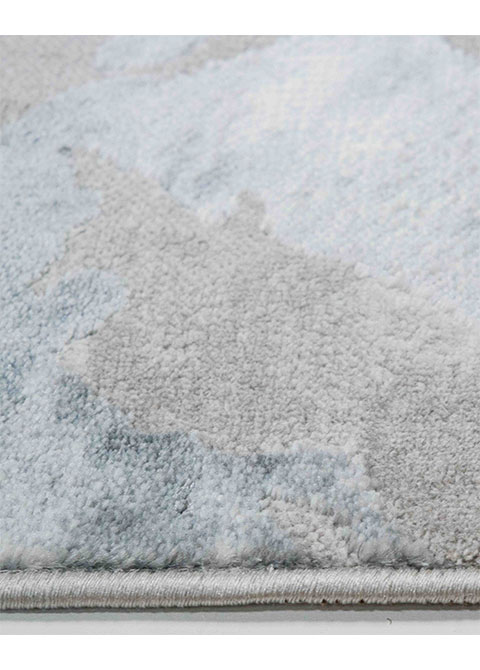 Tapete Abstracto Blanco con Ramaje Craquelado