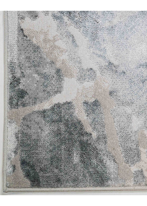 Tapete Abstracto Blanco con Ramaje Craquelado