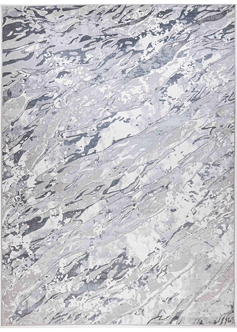 Tapete Abstracto Gris con Corriente Diagonal