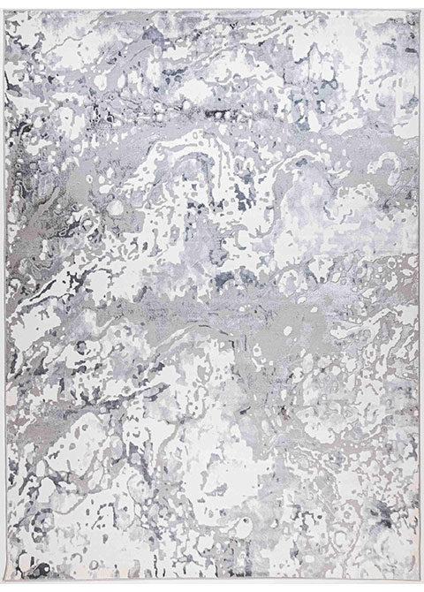 Tapete Abstracto Blanco con Salpicado de Agua