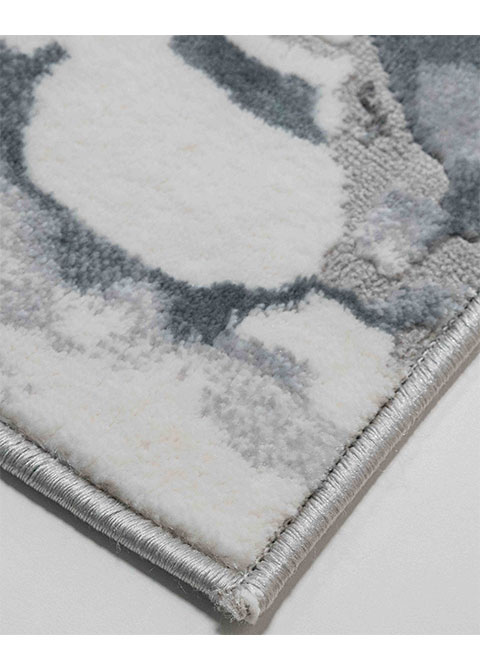 Tapete Abstracto Blanco con Salpicado de Agua