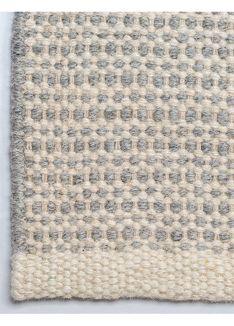 Tapete Texturizado Blanco con Punto Moteado en Gris