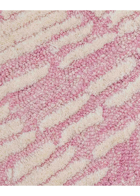Tapete Abstracto Rosa con Estallido de Trazos