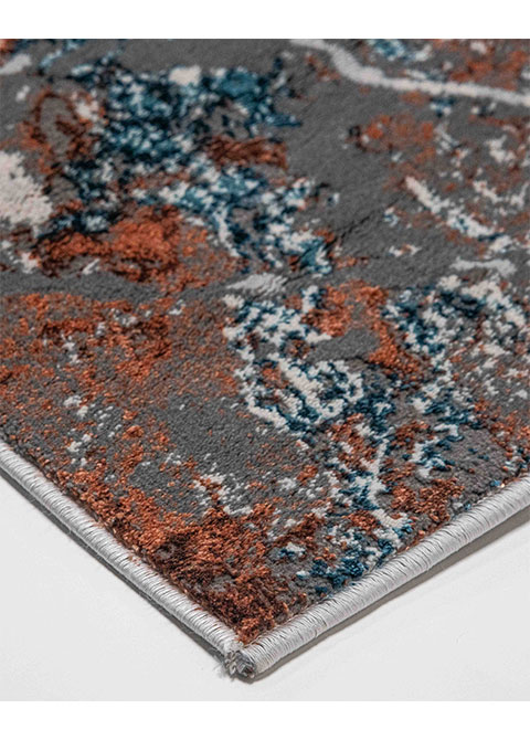 Tapete Abstracto Cobre con Mármol Fracturado