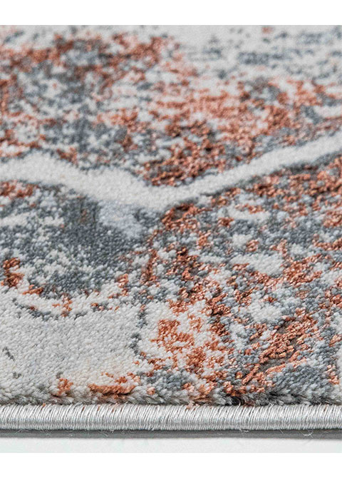Tapete Abstracto Cobre con Mármol Fracturado