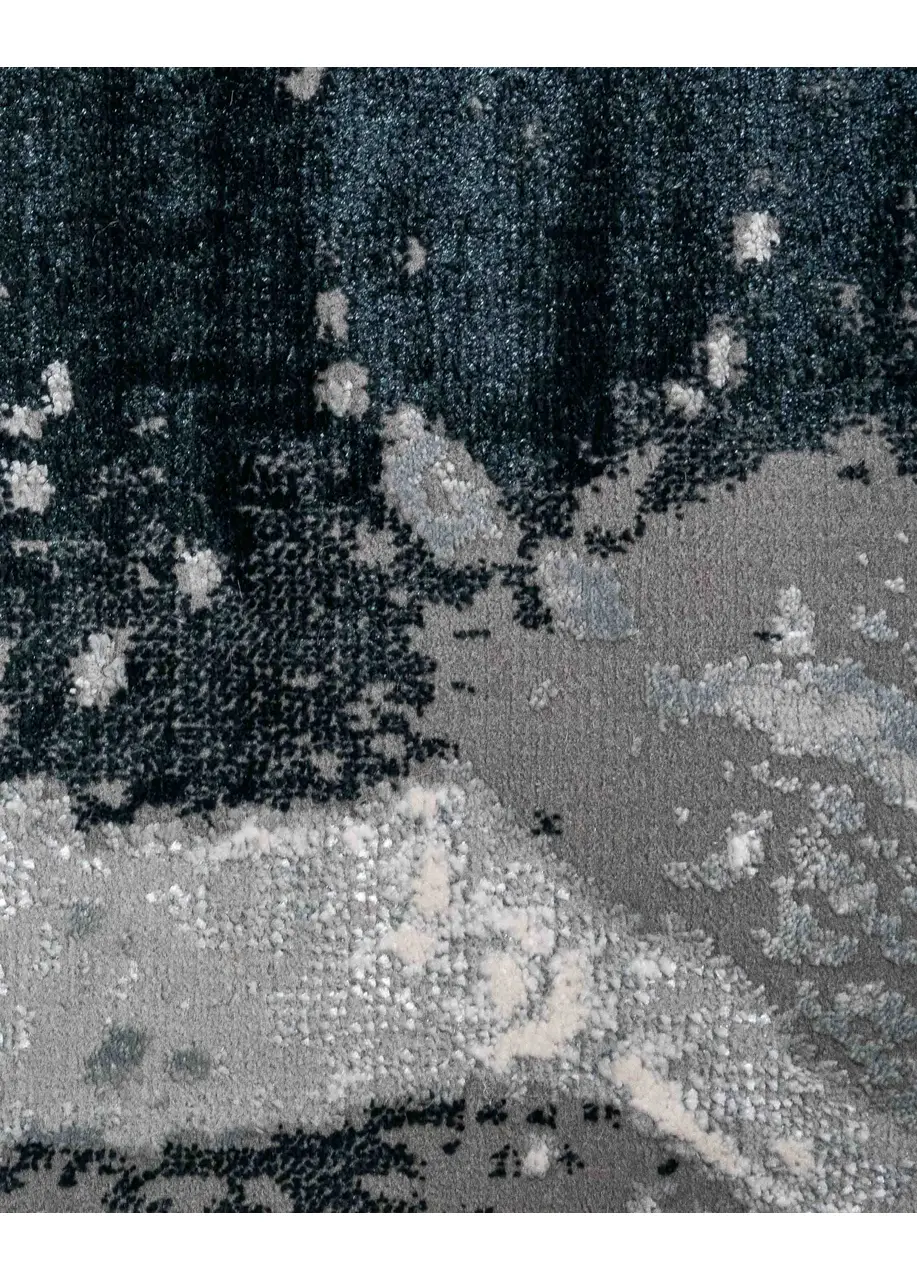 Tapete Abstracto Gris con Rocas Oscuras y Espuma Blanca