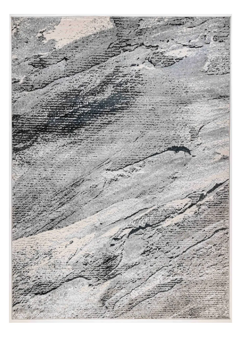 Tapete Texturizado Gris con Estratos de Pizarra