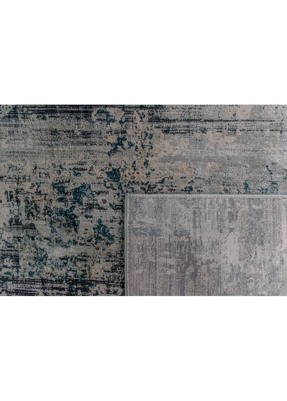 Tapete Abstracto Taupe con Trazos Horizontales en Carbón