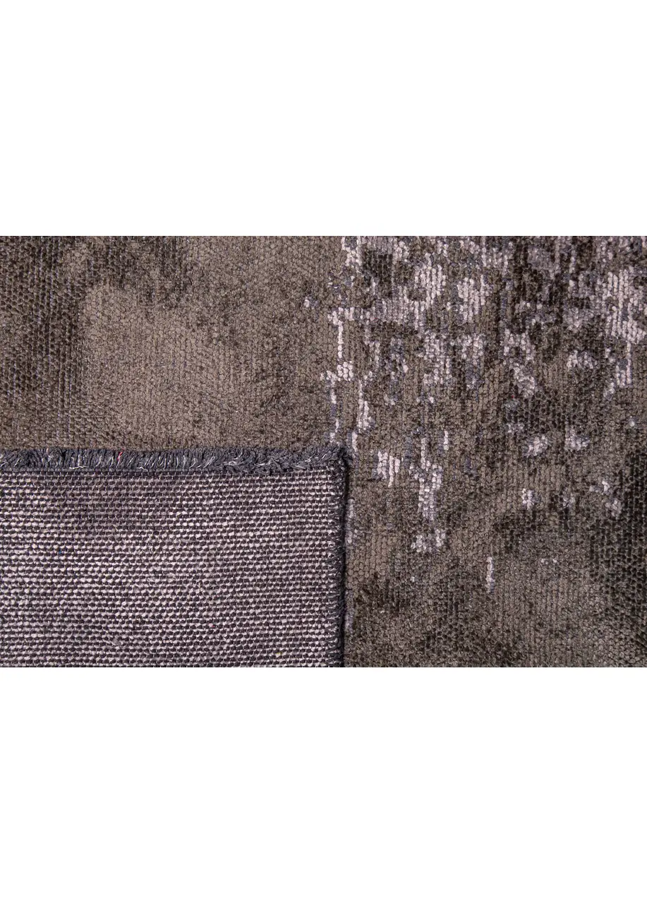 Tapete Abstracto Gris Carbón con Degradado en Plata