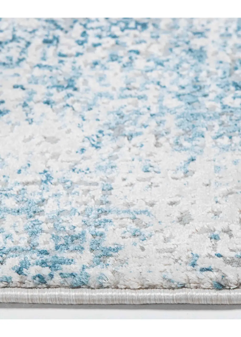 Tapete Abstracto Gris Claro con Degradado en Azul Petróleo