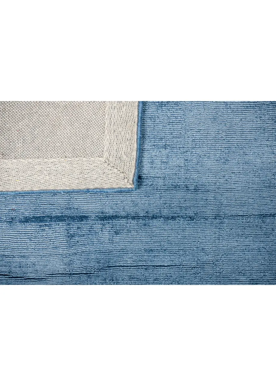 Tapete Texturizado Azul Denim con Brillo Sedoso