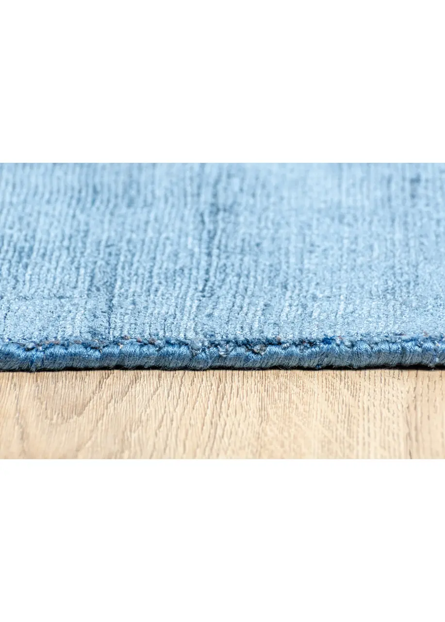 Tapete Texturizado Azul Denim con Brillo Sedoso