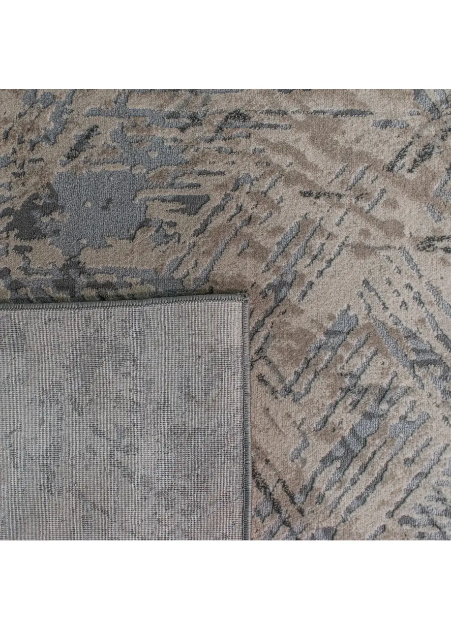 Tapete Texturizado Taupe con Rayado Cruzado en Gris