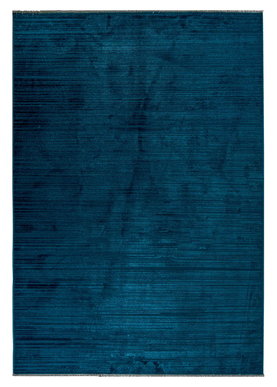 Tapete Liso Azul Petróleo con Acanalado Brillante