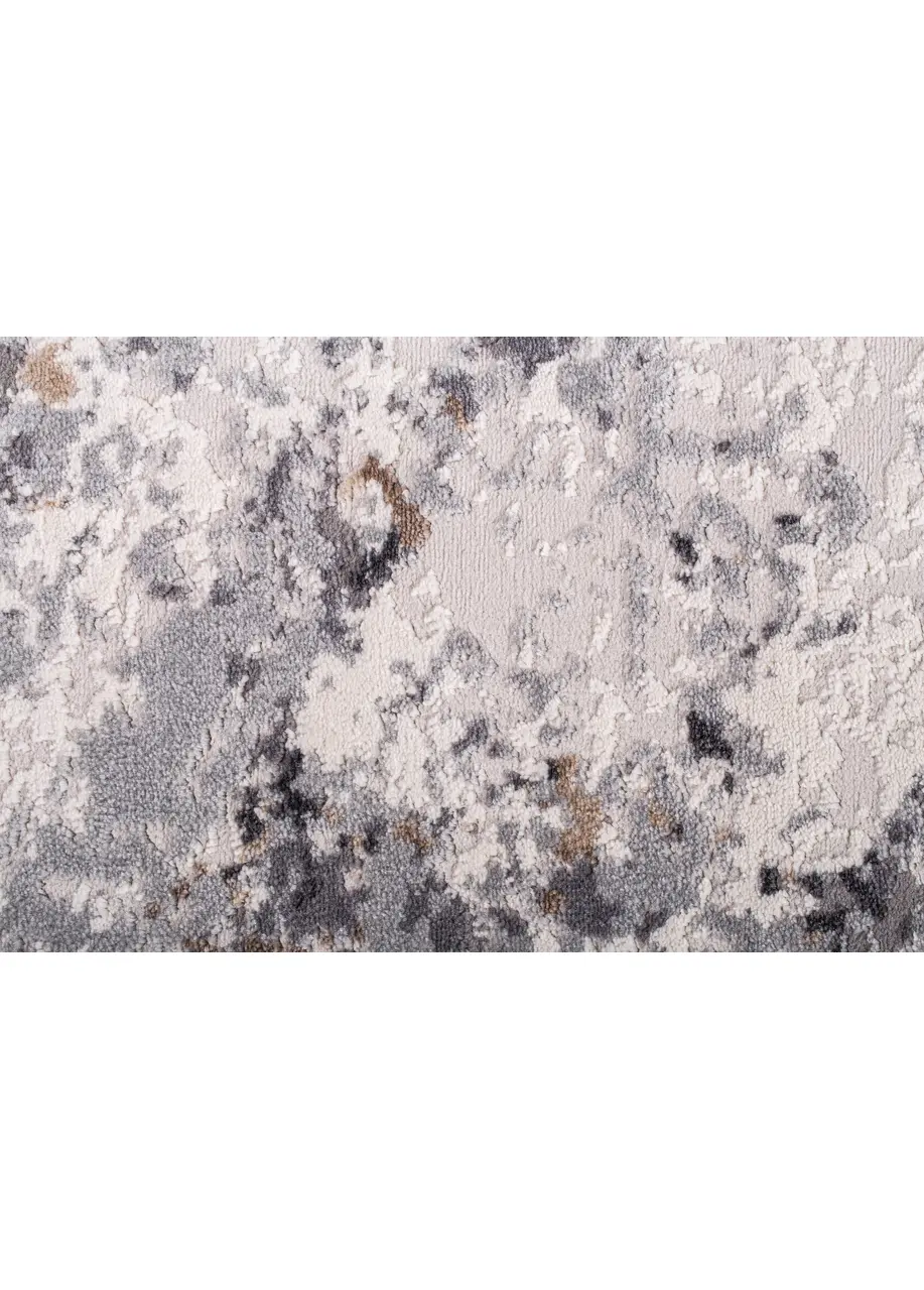 Tapete Abstracto Gris con Efecto Granito en Beige y Carbón
