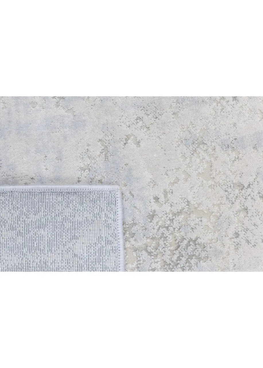 Tapete Moderno Beige con Doble Marco en Café y Gris