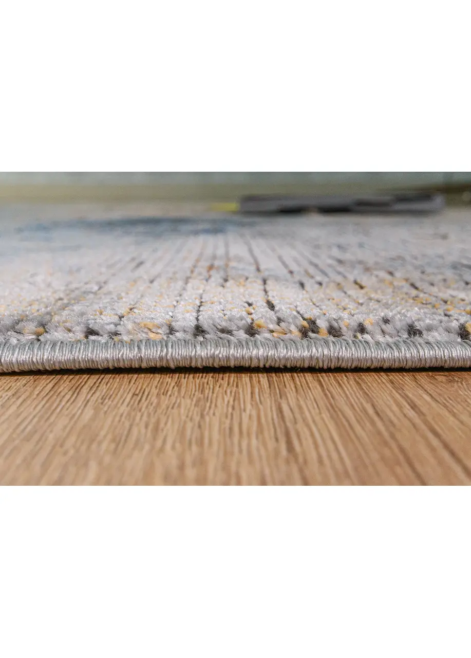 Tapete Texturizado Gris Azulado con Manchas en Cobre