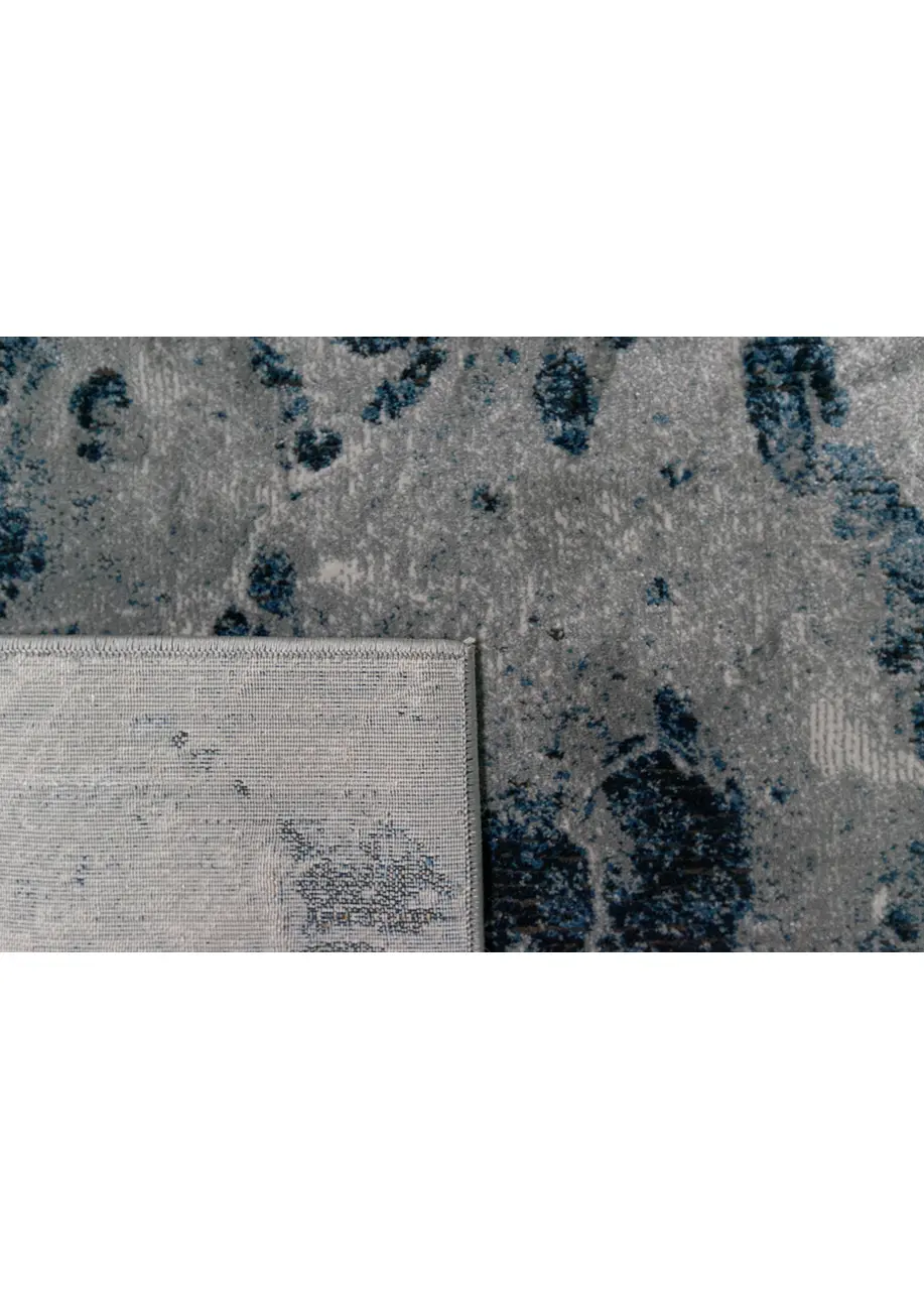 Tapete Abstracto Azul con Efecto Piedra en Gris