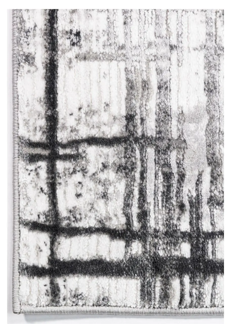 Tapete Abstracto Gris con Trama Rayada Difuminada