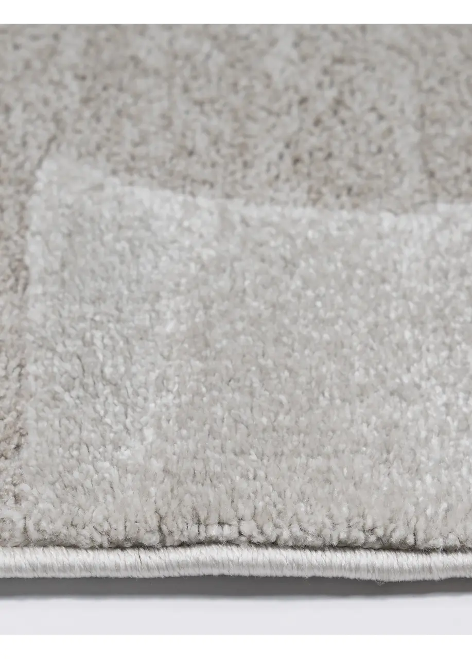 Tapete Moderno Gris con Formas Orgánicas en Relieve