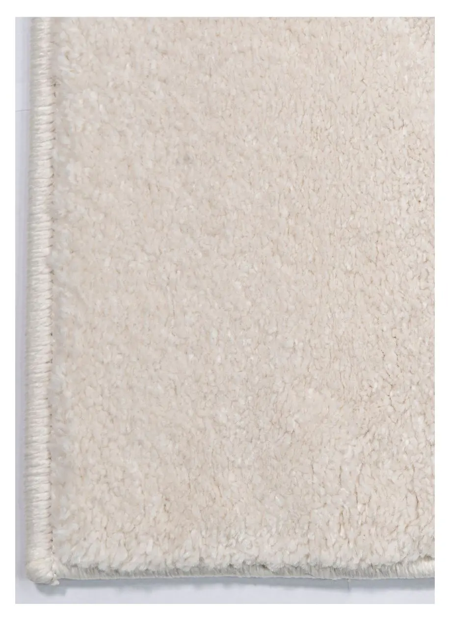 Tapete Geométrico Blanco con Nudo Entrelazado en Relieve