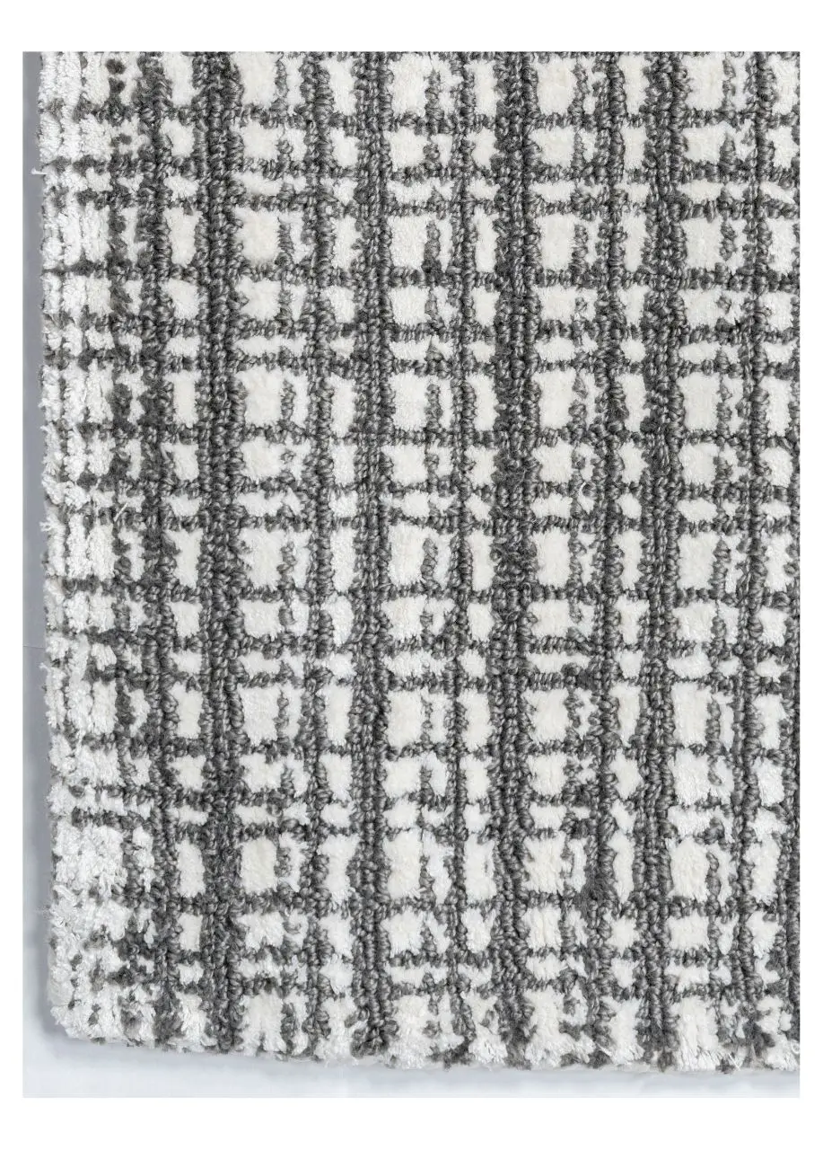 Tapete Texturizado Gris Oscuro con Retícula de Punto