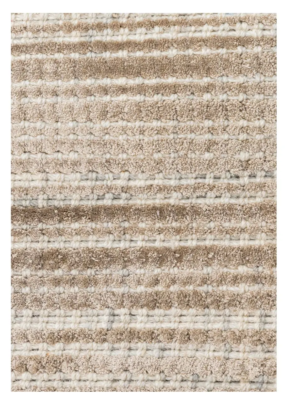 Tapete Texturizado Taupe con Veta Horizontal Lustrosa